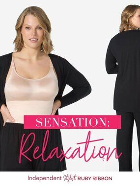 Ruby Ribbon Lounge Set Black Size Extra Large Excellent Condition